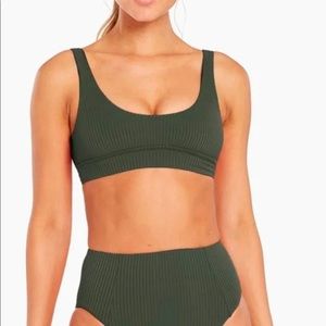 Vitamin A Swim Sienna top S and high waist bottom XS